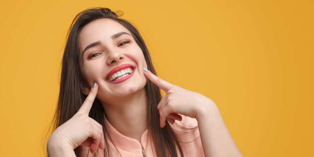 girl smiling